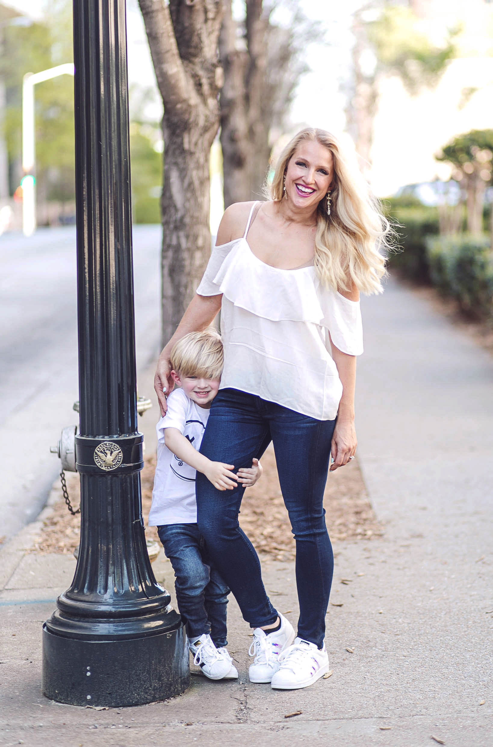 matching mother and son clothes