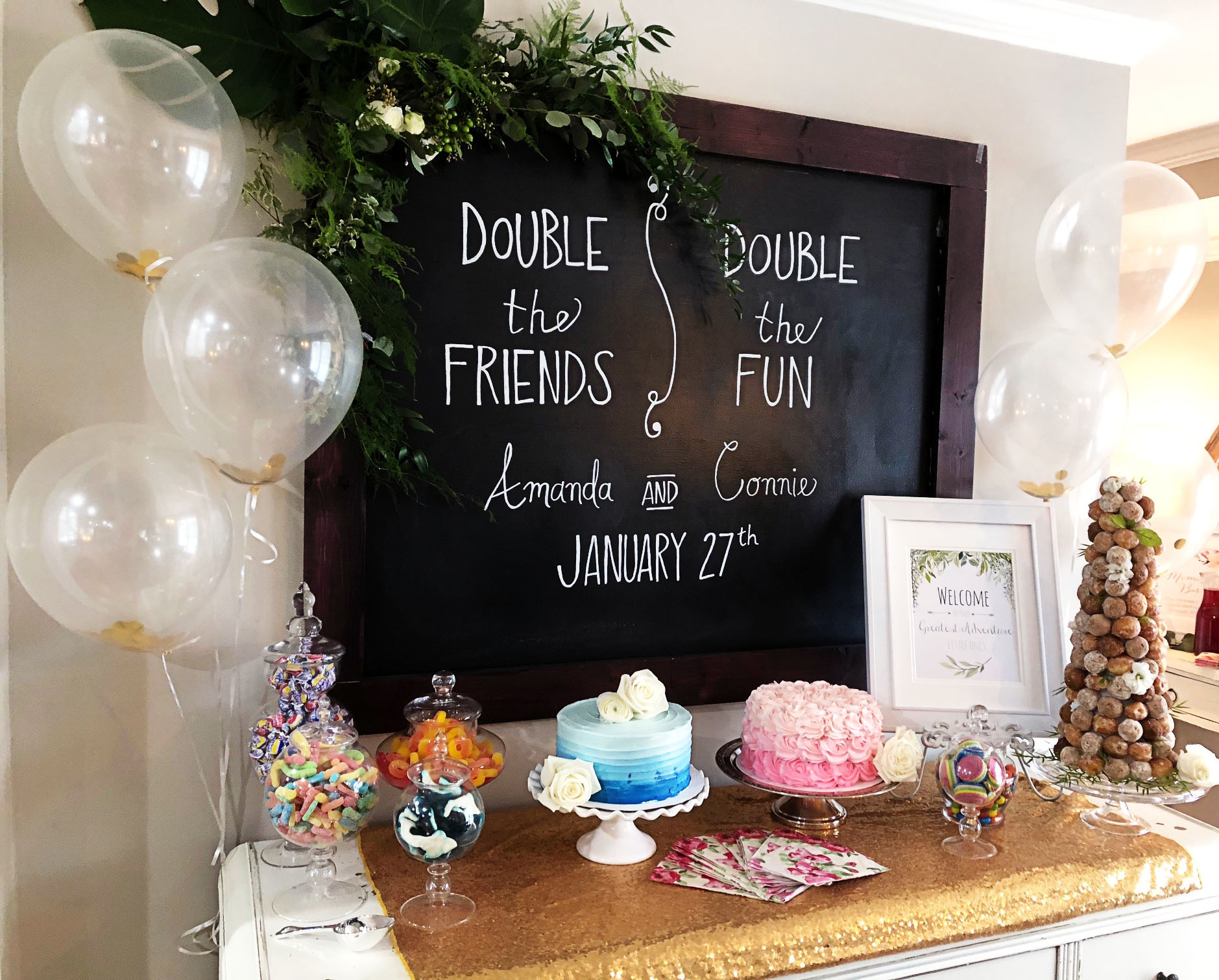 Garden Party Baby Shower Pregnancy Happily Hughes