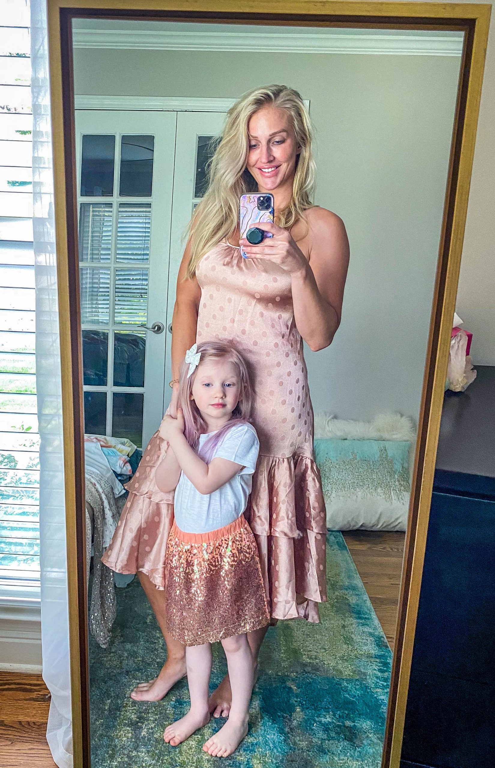 mommy and me red dress